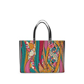 Taki Large Satin & Leather Handbag - Blissfully Brand