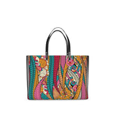 Taki Large Satin & Leather Handbag - Blissfully Brand