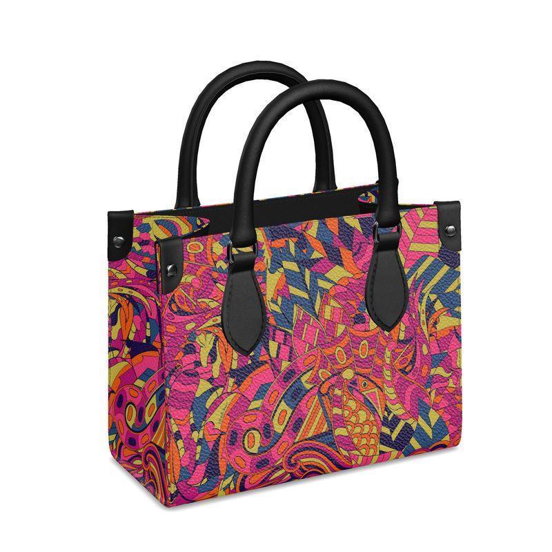 Lina Leather Small Shopper Bag - Blissfully Brand