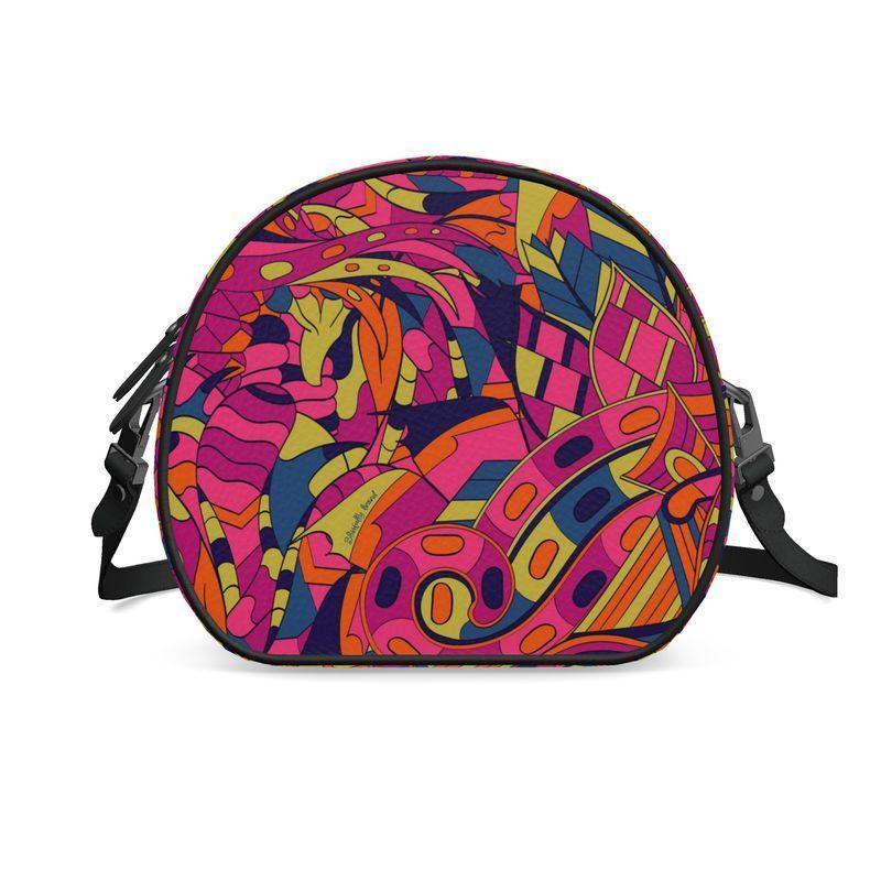 Lina Leather Crossbody Circle Bag - Blissfully Brand