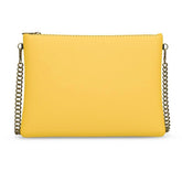 Decora Sunglow Yellow Crossbody Leather Chain Bag - Blissfully Brand