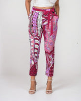 Seki Tie Waist Tapered Pants - Blissfully Brand