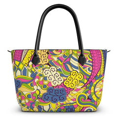 Suki Large Zip Top Satin Tote - Blissfully Brand