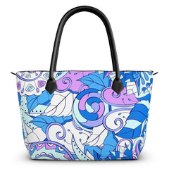 Imi Large Zip Top Satin Tote - Blissfully Brand