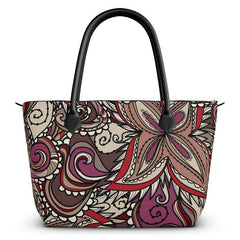 Unia Large Zip Top Satin Tote - Blissfully Brand