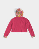 Sameri Red Cropped Hoodie - Blissfully Brand