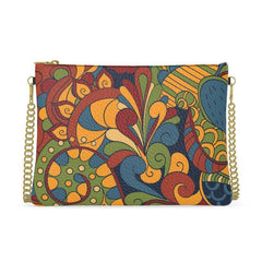 Ebisa Crossbody Leather Chain Bag - Blissfully Brand