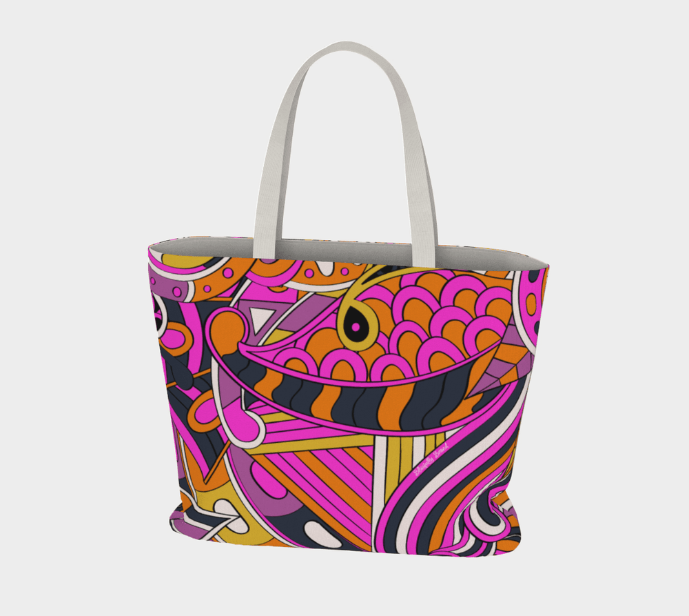 Ela Canvas Carry All Tote Bag - Blissfully Brand