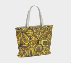 Mimosa Canvas Carry All Tote Bag - Blissfully Brand
