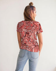 Citra Fitted V-Neck Tee - Blissfully Brand