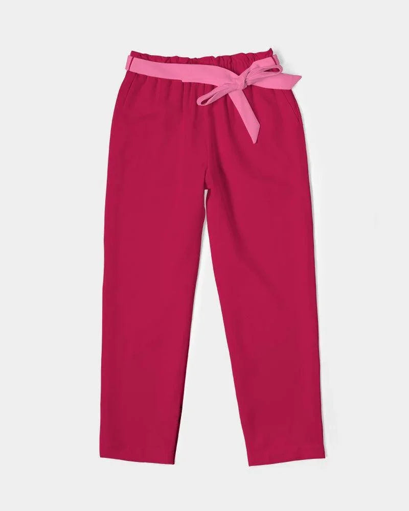 Seki Red Tapered Pants - Blissfully Brand