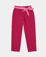 Seki Red Tapered Pants - Blissfully Brand