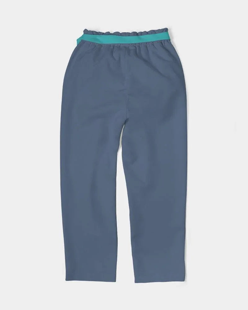 Kuna Blue Women's Belted Tapered Pants - Blissfully Brand