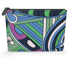 Nela Leather Pouch - Abstract Kaleidoscope Print | Blissfully Brand