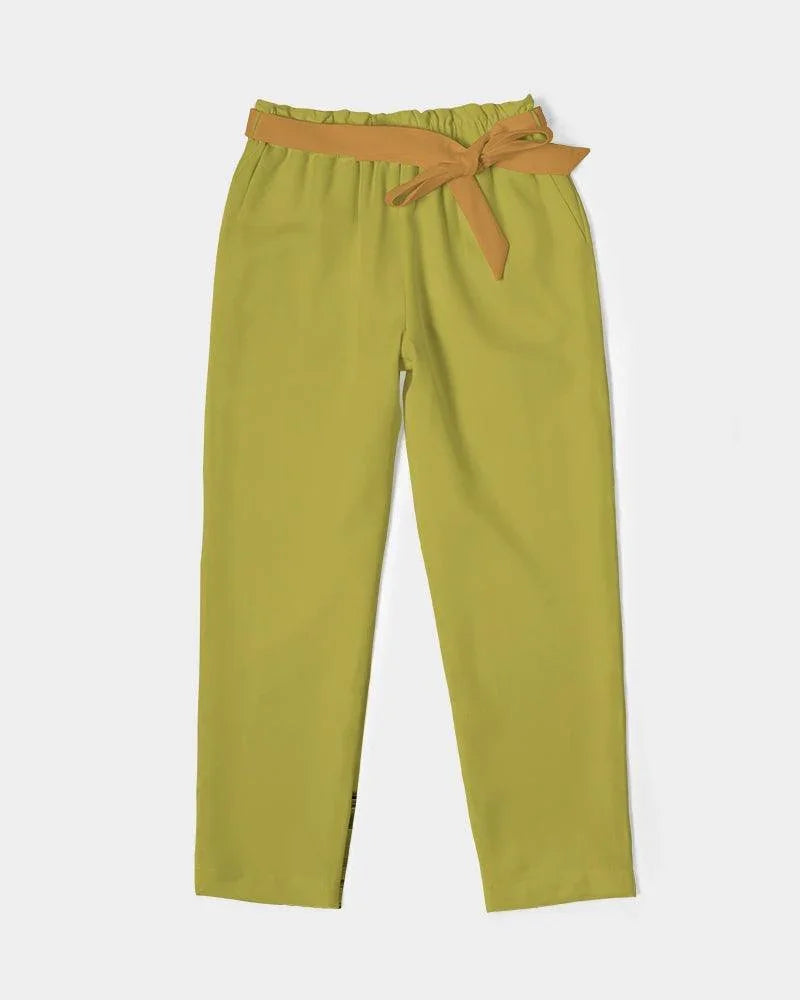 Mimosa Green Tapered Pants - Blissfully Brand