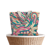 Arane Large Market Tote - Abstract Floral Print