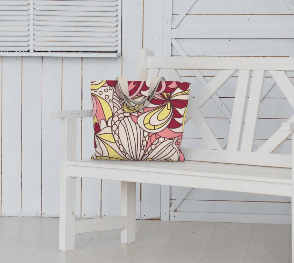 Piki Canvas Carry All Tote Bag - Blissfully Brand