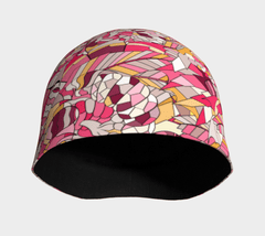 Perl Beanie - Women's - Design Print - Available in S to XL - Poly & Bamboo | Blissfully Brand