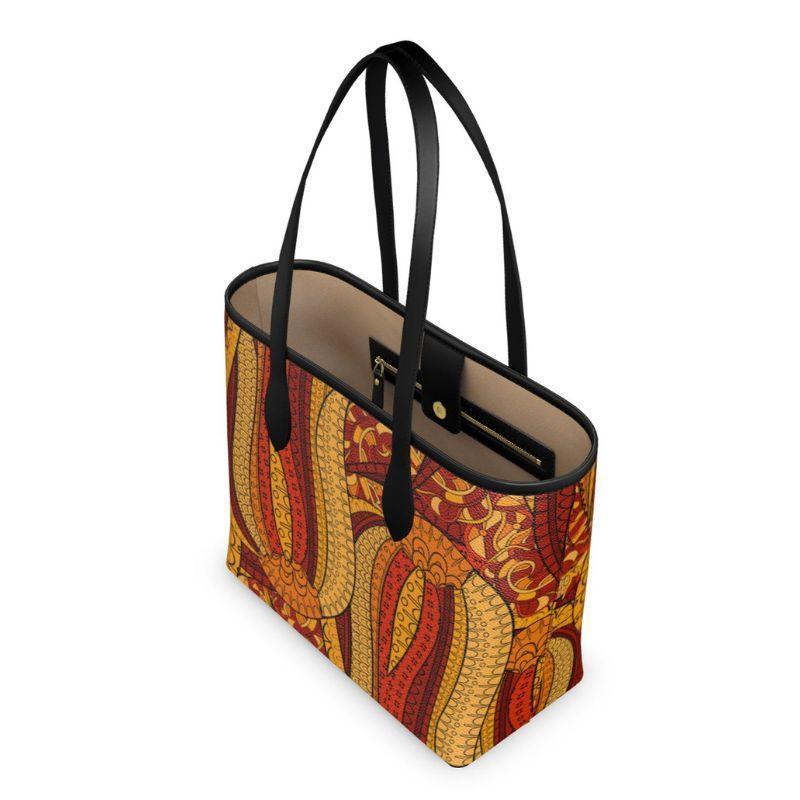 Ame Leather Shopper Tote - Blissfully Brand