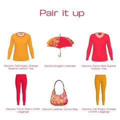 Decora Small Leather Curved Bag - Blissfully Brand