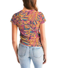 Kuna Fitted Crew Neck Tee - Blissfully Brand