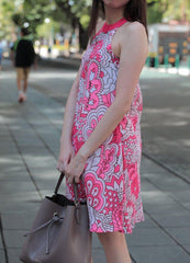 Orbi A-line Halter Dress - Blissfully Brand