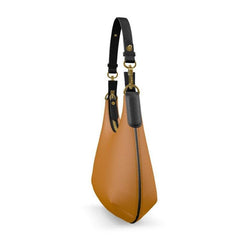 Renai - Indochine Orange Small Leather Curve Bag - Blissfully Brand