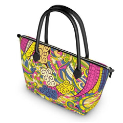 Suki Large Zip Top Satin Tote - Blissfully Brand