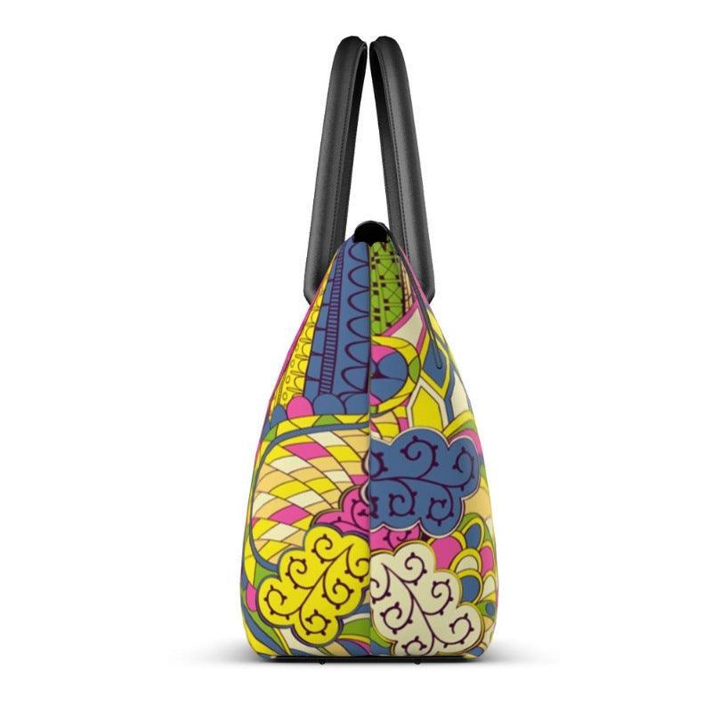 Suki Large Zip Top Satin Tote - Blissfully Brand