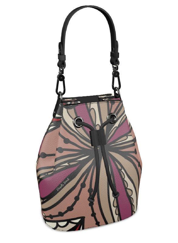 Unia Leather Bucket Bag - Blissfully Brand
