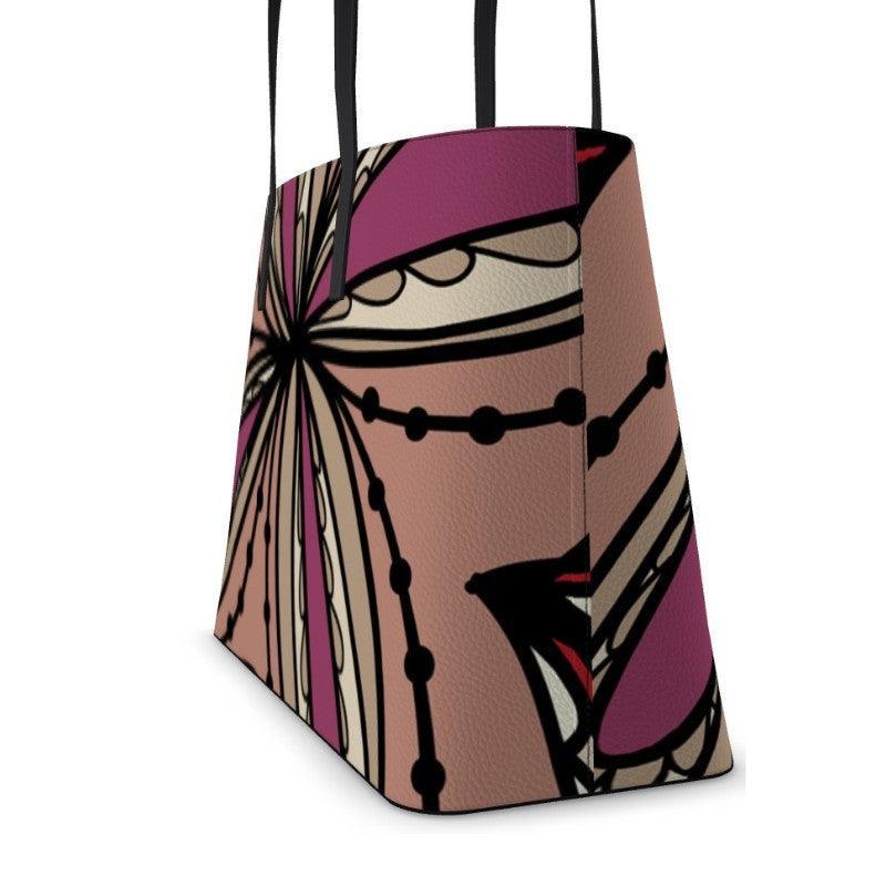 Unia Large Leather Tote Bag - Blissfully Brand