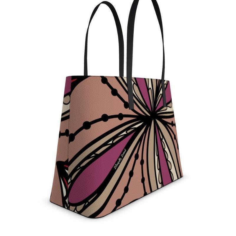 Unia Large Leather Tote Bag - Blissfully Brand