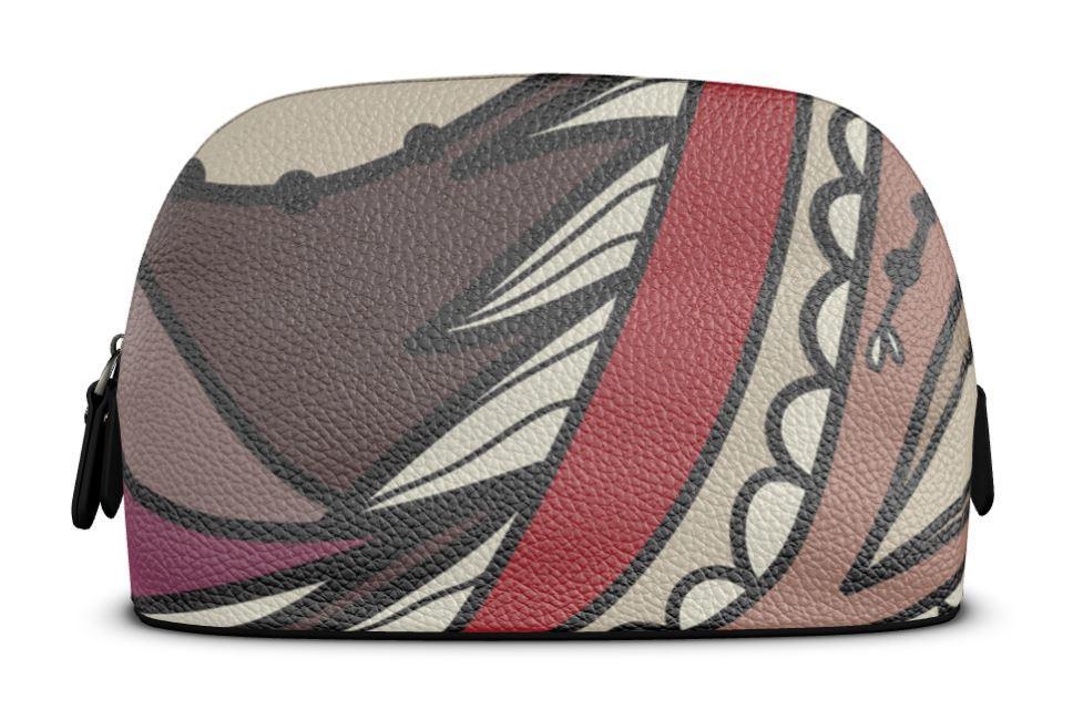 Unia Leather Makeup Bag - Blissfully Brand