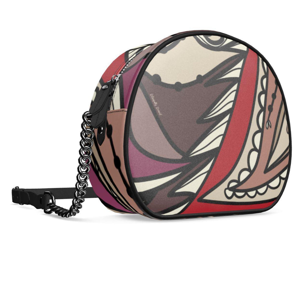 Unia Leather Crossbody Circle Bag - Blissfully Brand