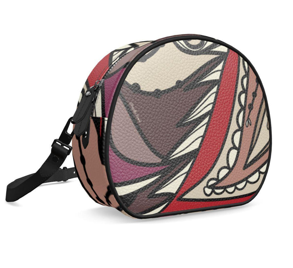 Unia Leather Crossbody Circle Bag - Blissfully Brand