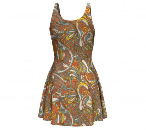 Win Fit & Flare Dress - Blissfully Brand