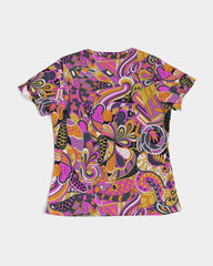 Ela Crew Neck Fitted Tee - Blissfully Brand