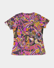 Ela Crew Neck Fitted Tee - Blissfully Brand