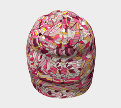 Perl Beanie - Women's - Design Print - Available in S to XL - Poly & Bamboo | Blissfully Brand