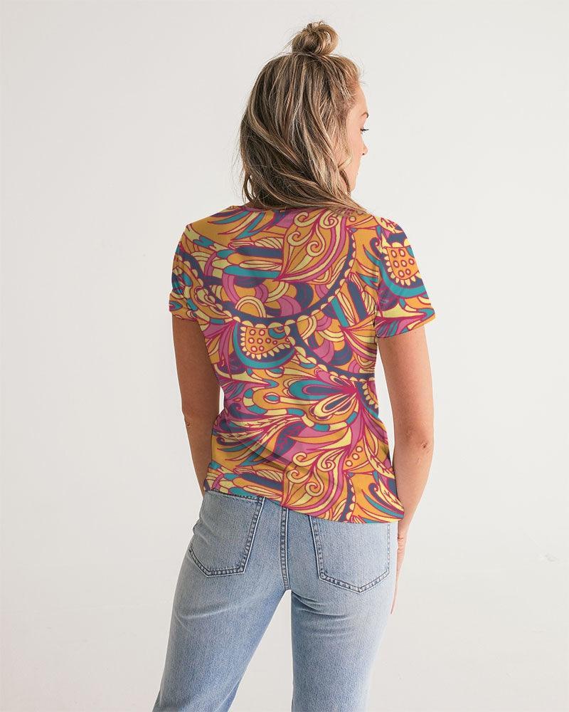 Kuna Fitted V-Neck Tee - Blissfully Brand