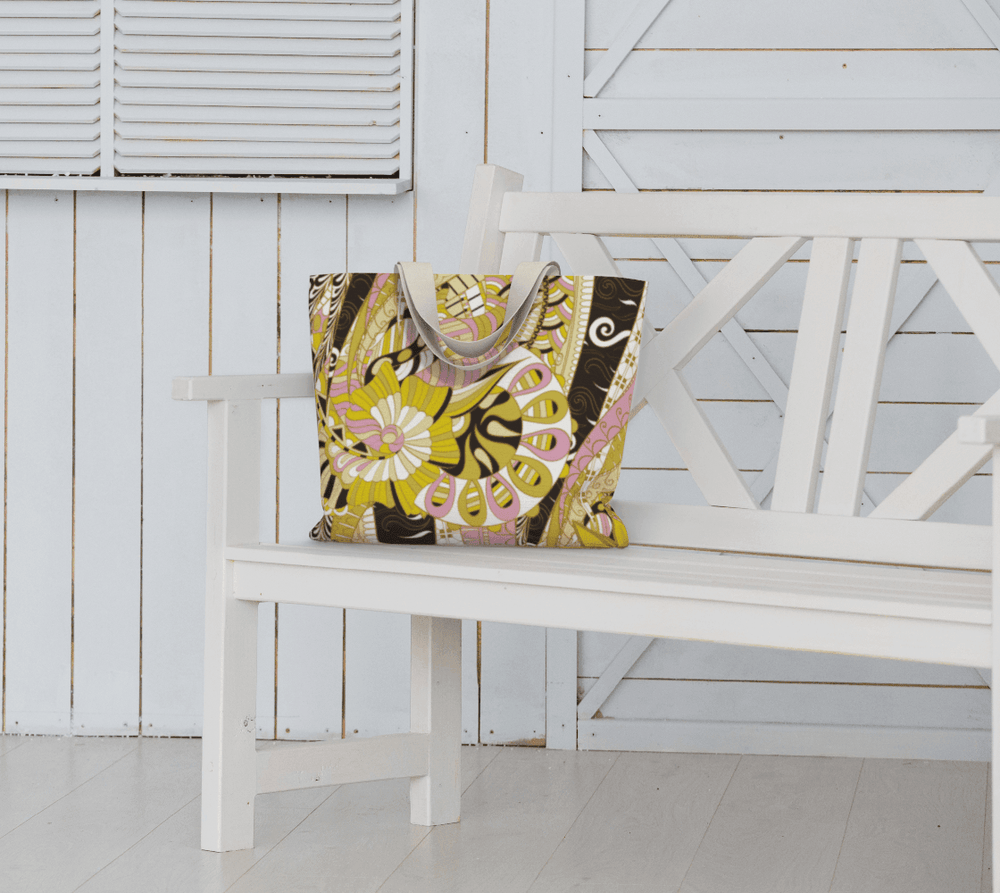 Marena Canvas Carry All Tote Bag - Blissfully Brand