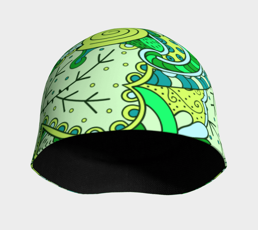 Misa Beanie - Women's - Design Print - Available in S to XL - Poly & Bamboo | Blissfully Brand