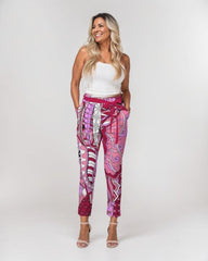 Seki Tie Waist Tapered Pants - Blissfully Brand