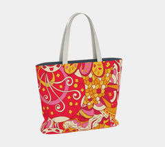 Decora Canvas Carry All Tote Bag - Blissfully Brand