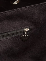 Taki Large Satin & Leather Handbag - Blissfully Brand