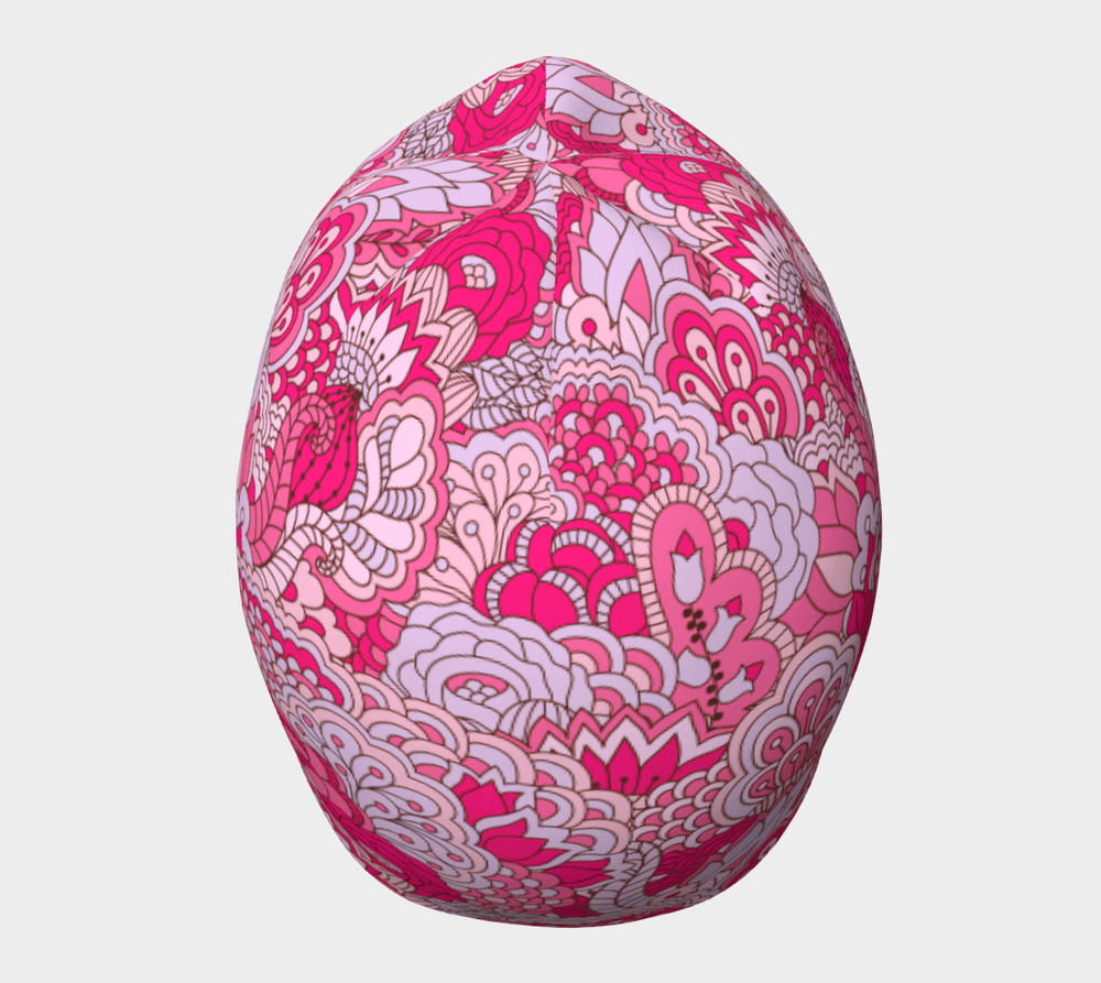 Orbi Pink Kaleidoscope Floral Women's Beanie | Blissfully Brand