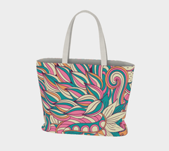 Arane Large Market Tote - Abstract Floral Print