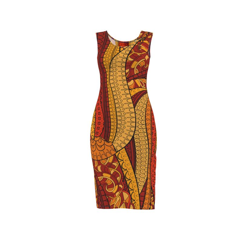 Ame Bodycon Split Leg Midi Dress
