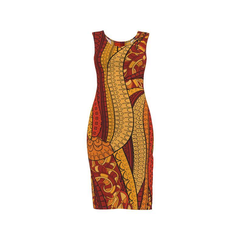 Ame Bodycon Split Leg Midi Dress