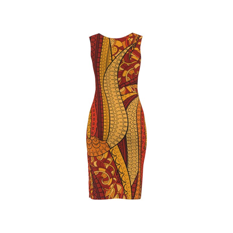 Ame Bodycon Split Leg Midi Dress